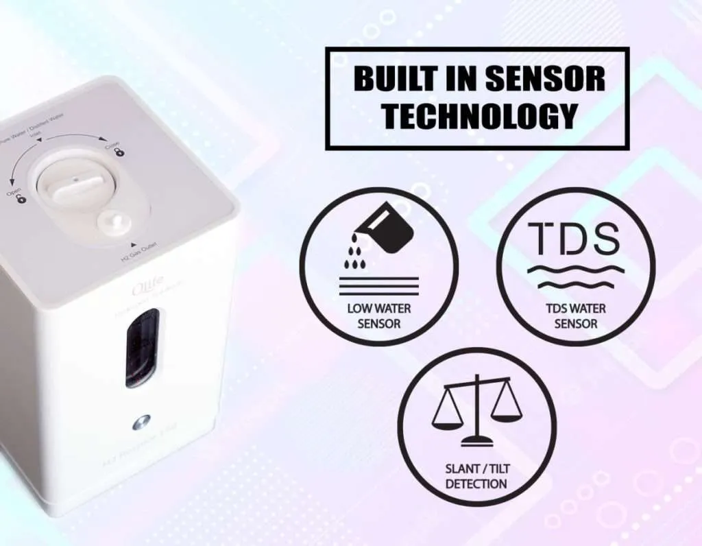 built-in-sensor Respire 150 TDS Distill water built in sensor