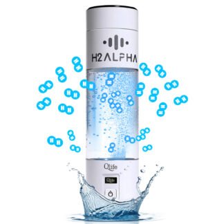 Qcup H2 Alpha Hydrogen Water Bottle with 7.83 Hz